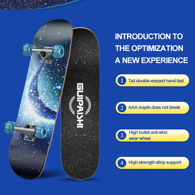 Πτυσσόμενα 4 τροχούς ηλεκτρικά έξυπνα skateboards με τιμόνι